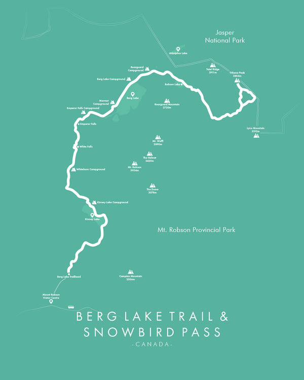 Berg Lake Trail & Snowbird Pass