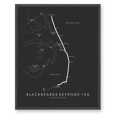 Trail Poster of Blackbeard's Revenge 100 - Grey