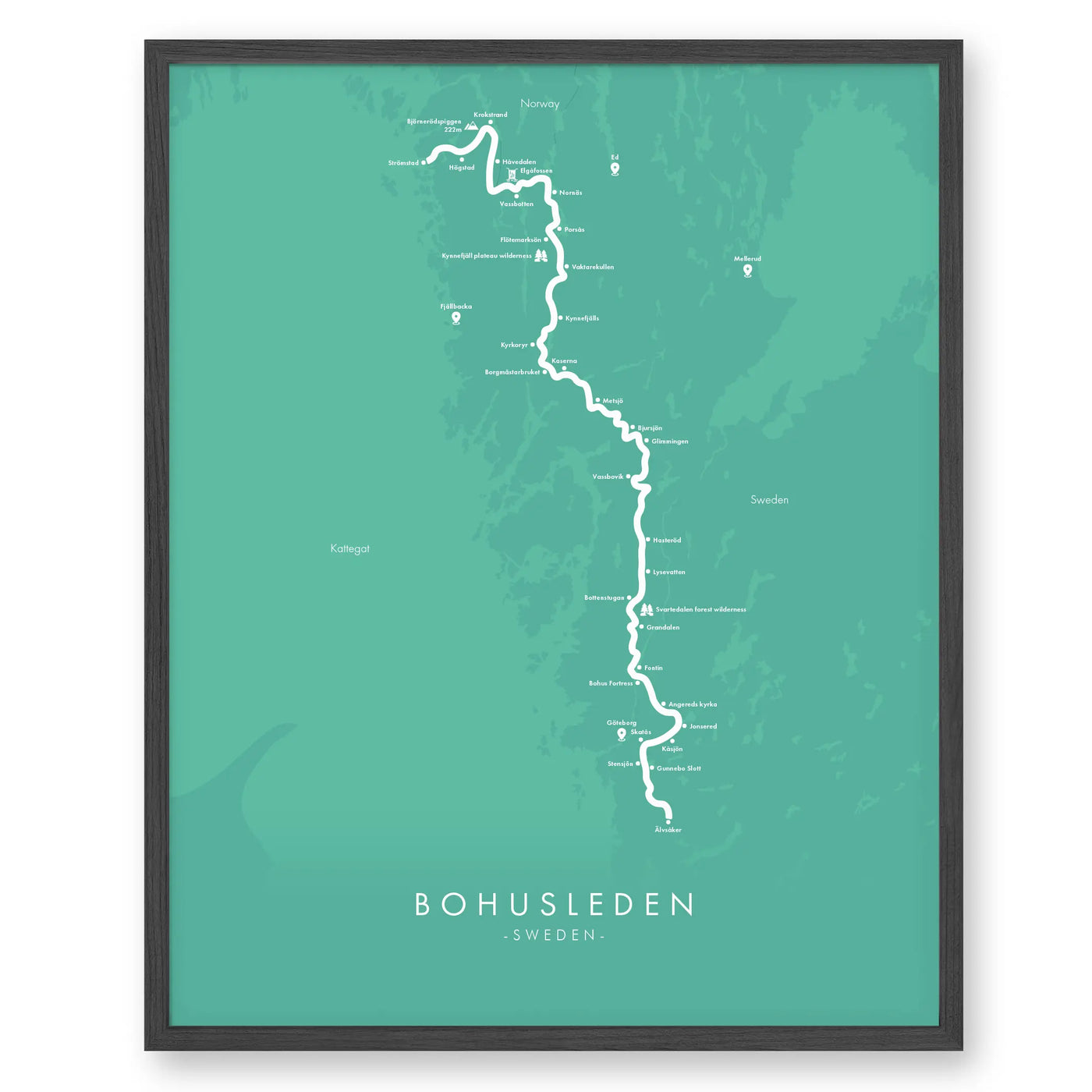 Trail Poster of Bohusleden - Hero
