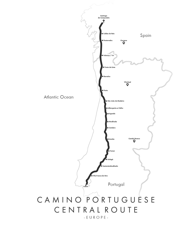 Camino Portuguese - Central Lisbon Start
