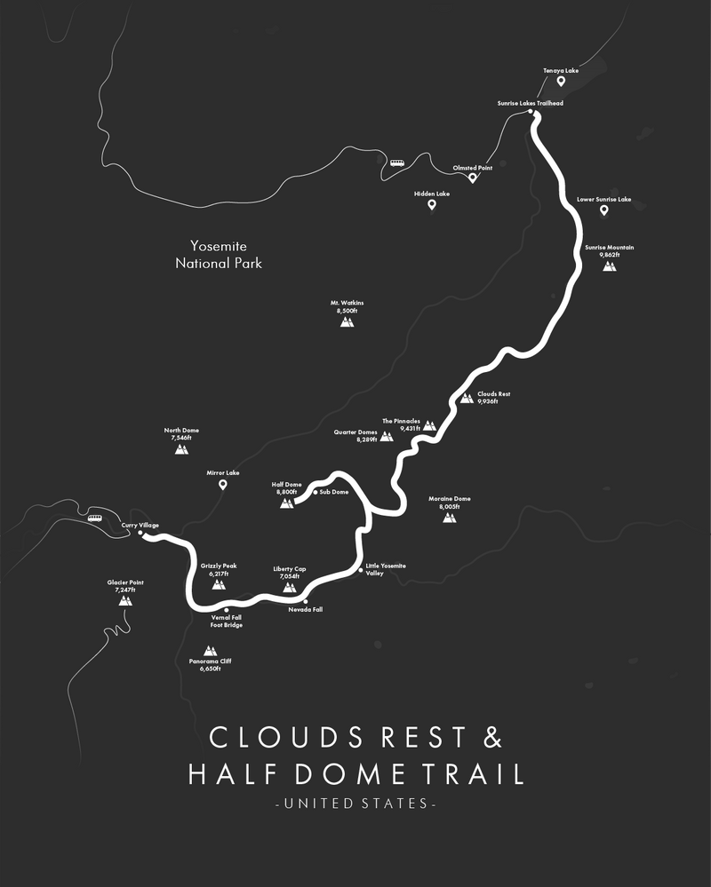 Clouds Rest & Half Dome Trail