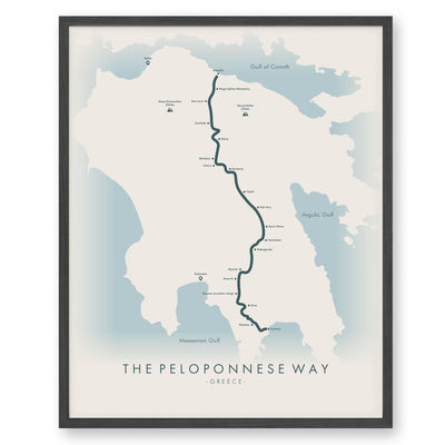 E4 | The Peloponnese Way Poster