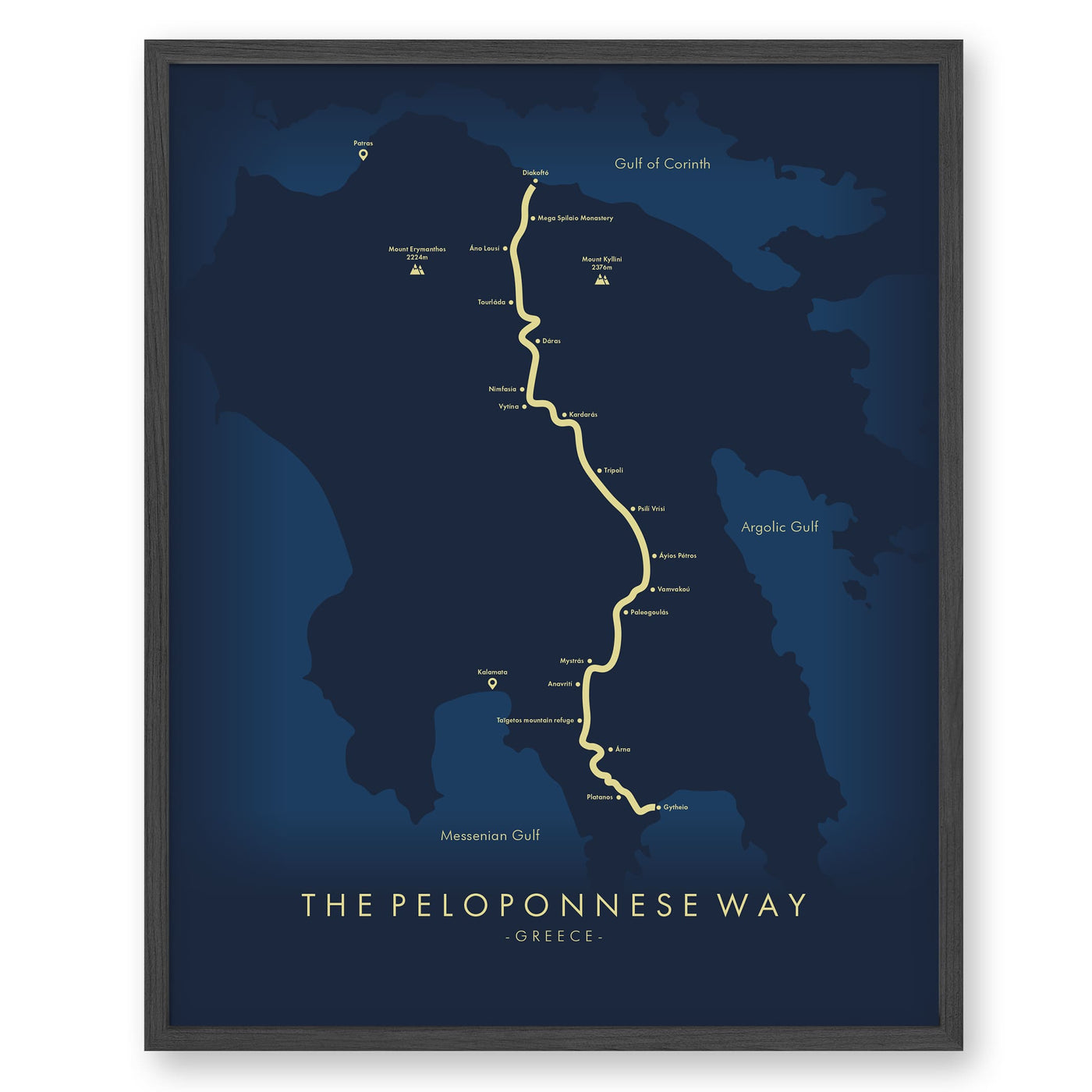 E4 | The Peloponnese Way Poster