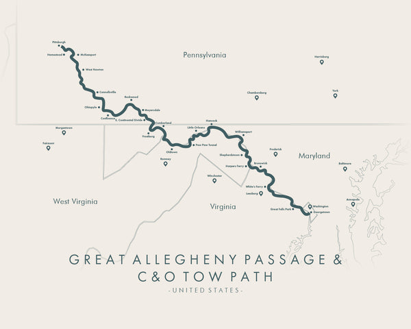 Great Allegheny Passage & C&O Tow Path