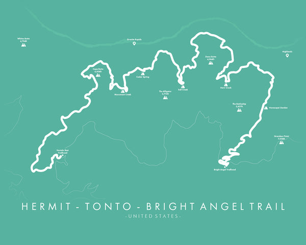 Hermit Tonto Bright Angel Trail
