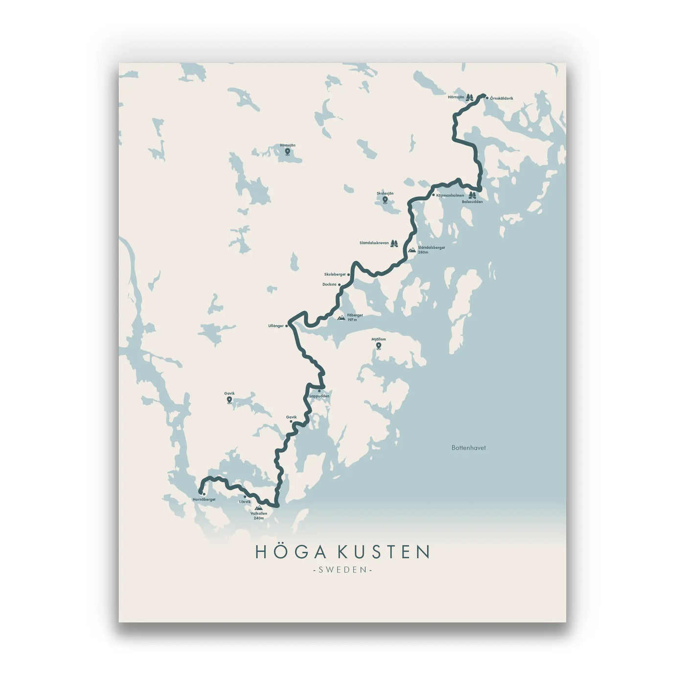 Höga Kusten Poster