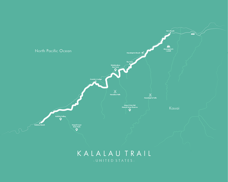 Kalalau Trail Poster