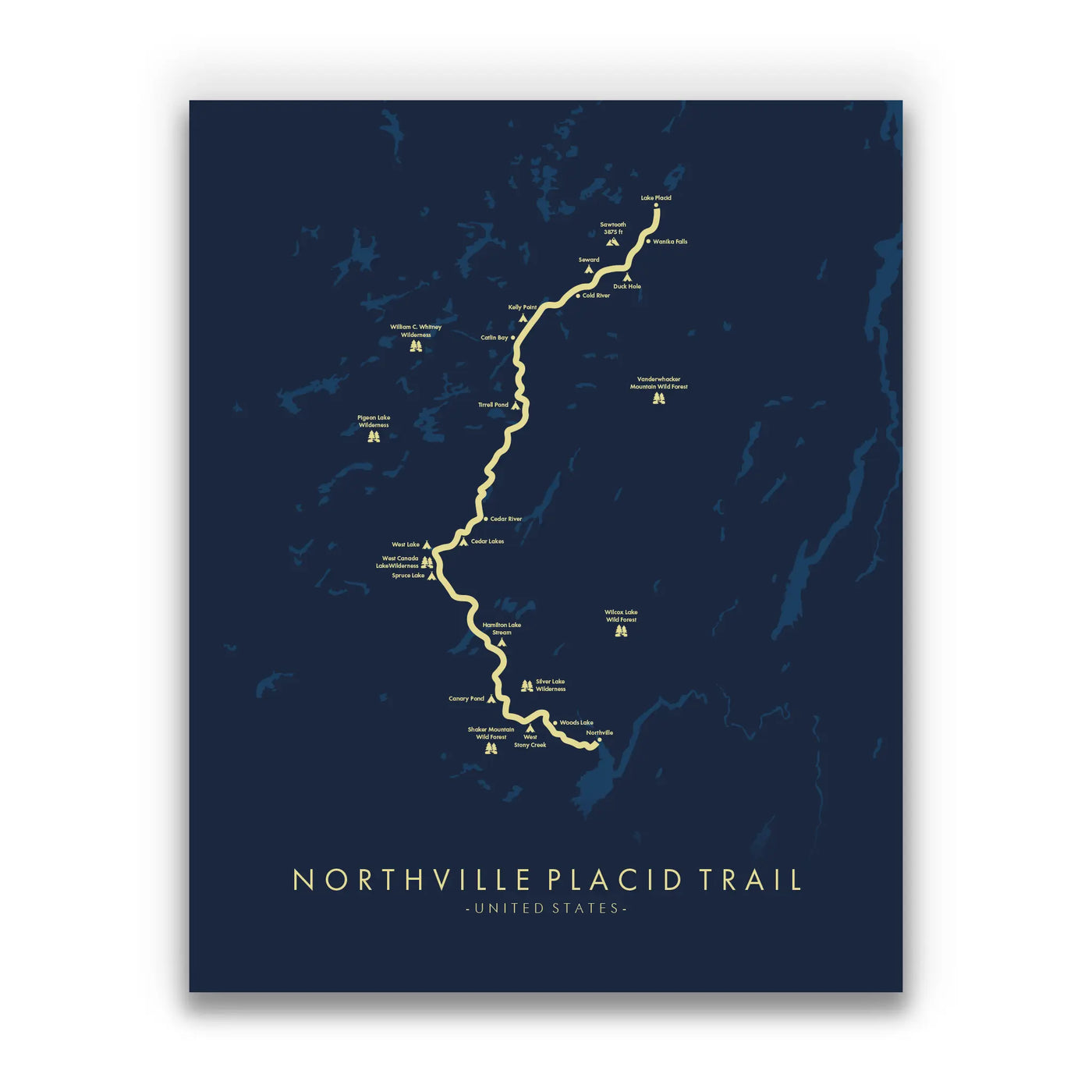 Northville Placid Trail Poster