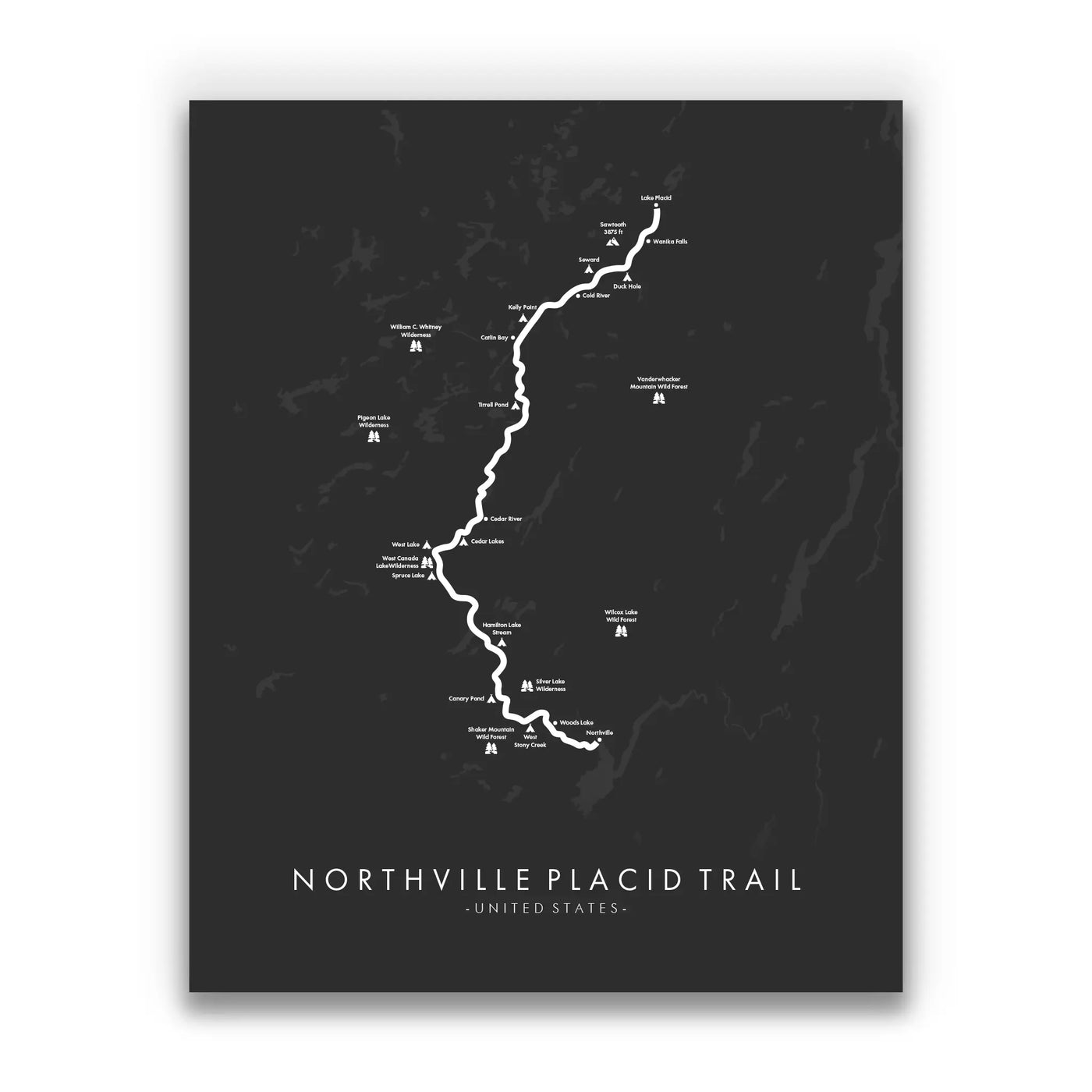 Northville Placid Trail Poster