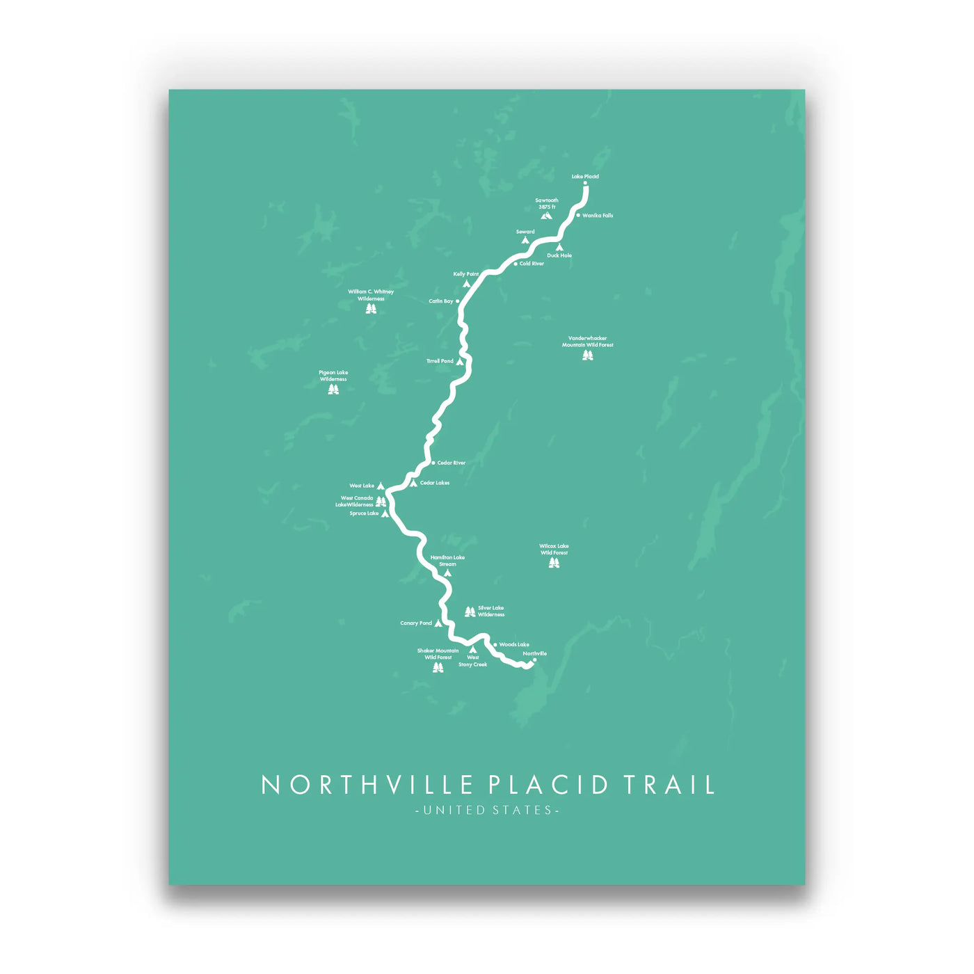 Northville Placid Trail Poster