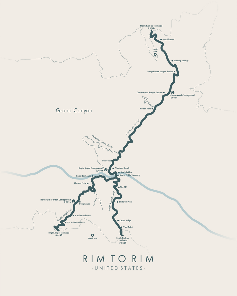 Rim To Rim - Havasupai Gardens Poster