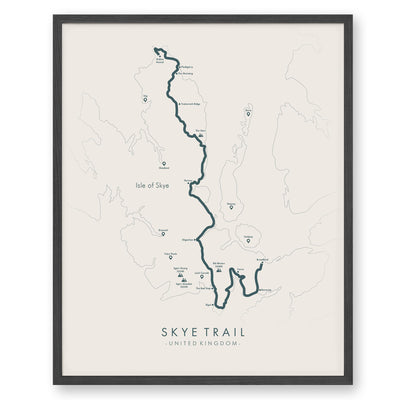 Trail Poster of Skye Trail - Beige