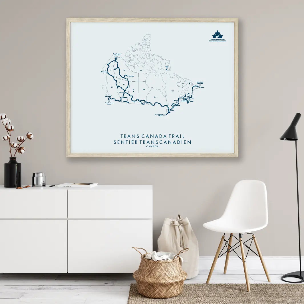 Trans Canada Trail Map | Trans Canada Trail Poster | Tell Your Trail