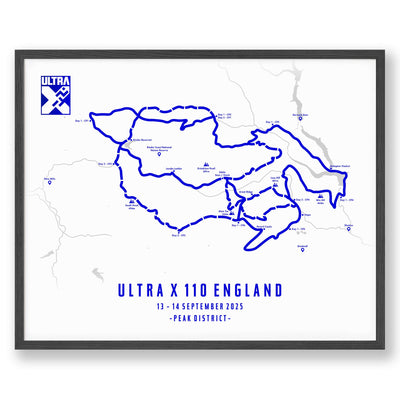 Trail Poster of Ultra X - England 110 - Ultra X