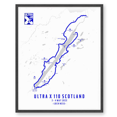Trail Poster of Ultra X Scotland 110km - 2025 - Ultra X