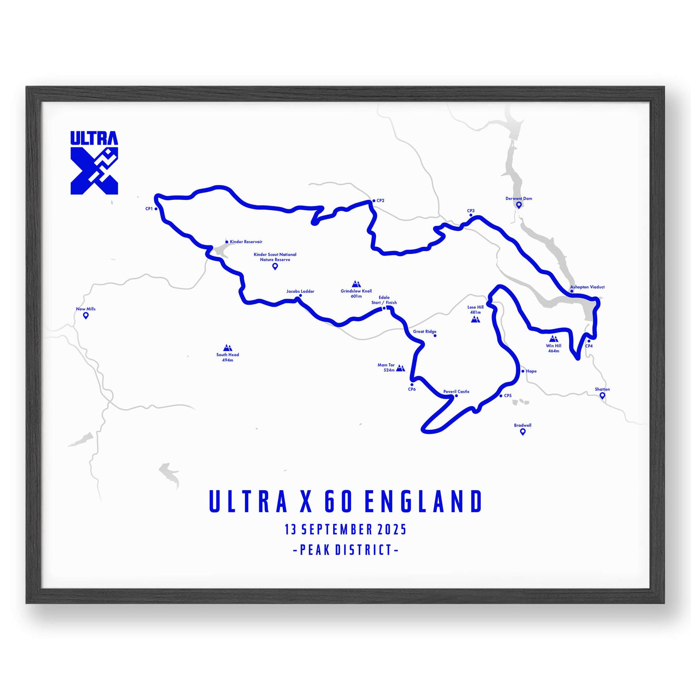 Trail Poster of Ultra X - England 60 - Ultra X