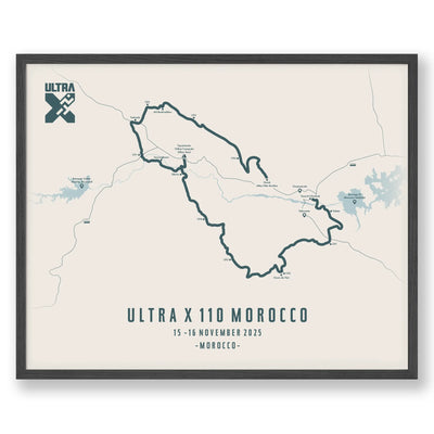Trail Poster of Ultra X - Morocco 110 - Beige