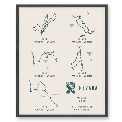 Trail Poster of Ultra X - Nevada - Beige
