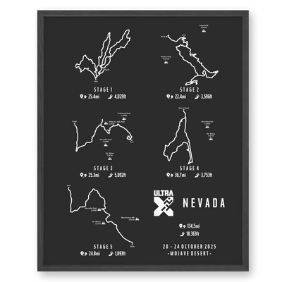 Trail Poster of Ultra X - Nevada - Grey