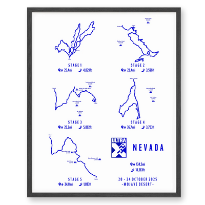 Trail Poster of Ultra X - Nevada - Ultra X