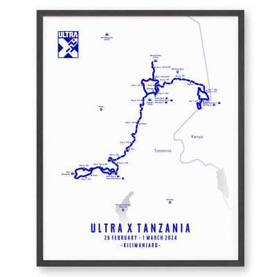 Trail Poster of Ultra X - Tanzania - Ultra X