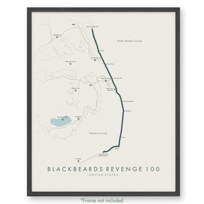 Trail Poster of Blackbeard's Revenge 100 - Beige