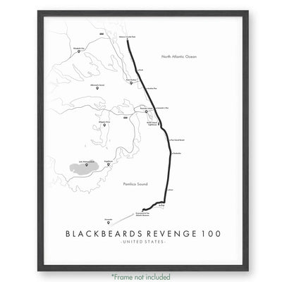Trail Poster of Blackbeard's Revenge 100 - White