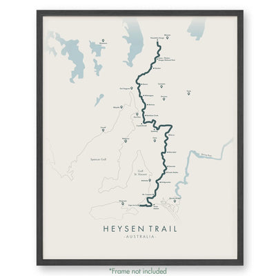Trail Poster of Heysen Trail - Beige