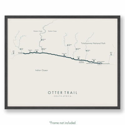 Trail Poster of Otter Trail - Beige
