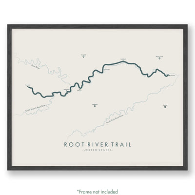 Trail Poster of Root River Trail - Beige