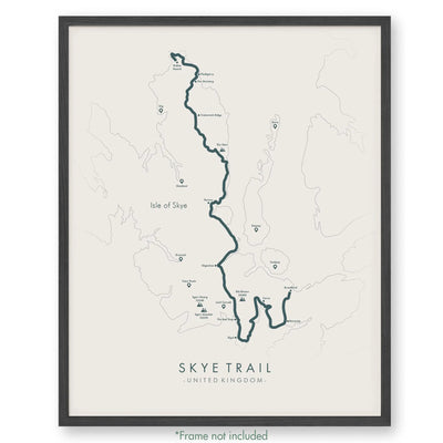 Trail Poster of Skye Trail - Beige