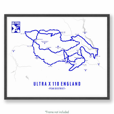 Trail Poster of Ultra X - England 110 - Ultra X