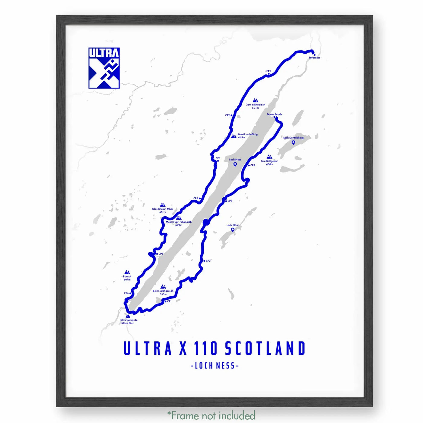 Trail Poster of Ultra X - Scotland 110 - Ultra X