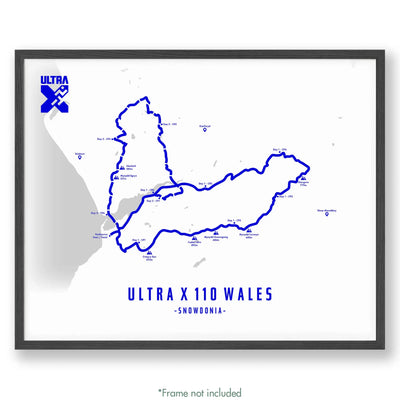 Trail Poster of Ultra X - Wales 110 - Ultra X