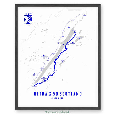Trail Poster of Ultra X - Scotland 50 - Ultra X