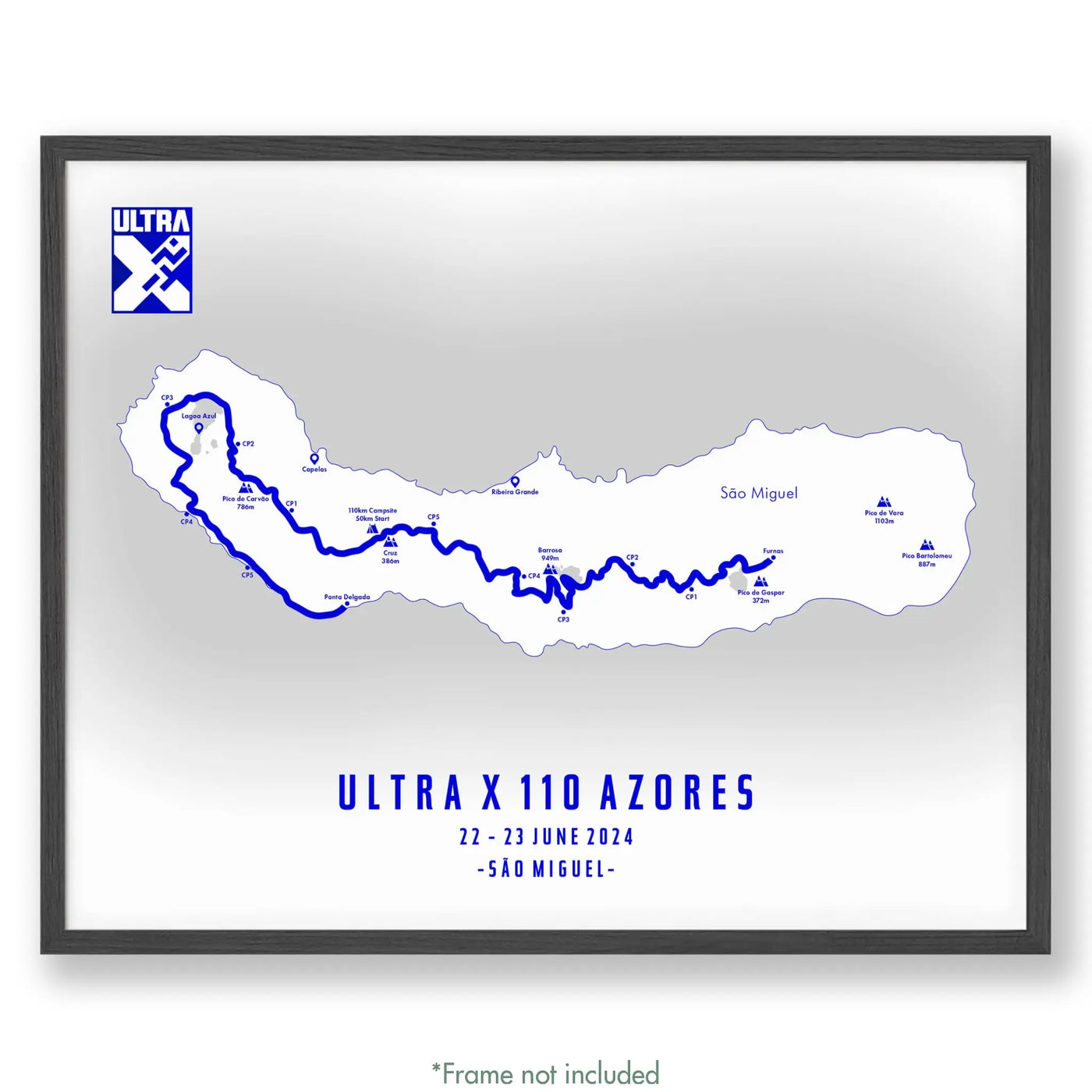 Trail Poster of Ultra X 110 Azores - Ultra X