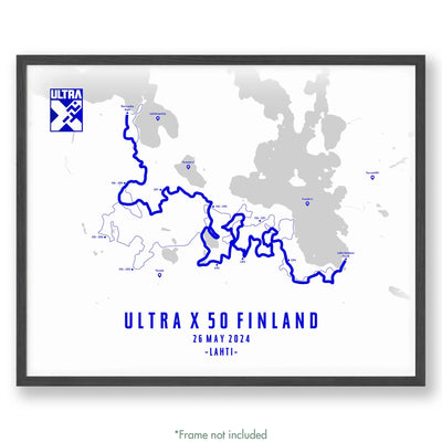 Ultra X Finland 12’’ X 16’’ / 50Km | 2023 Poster