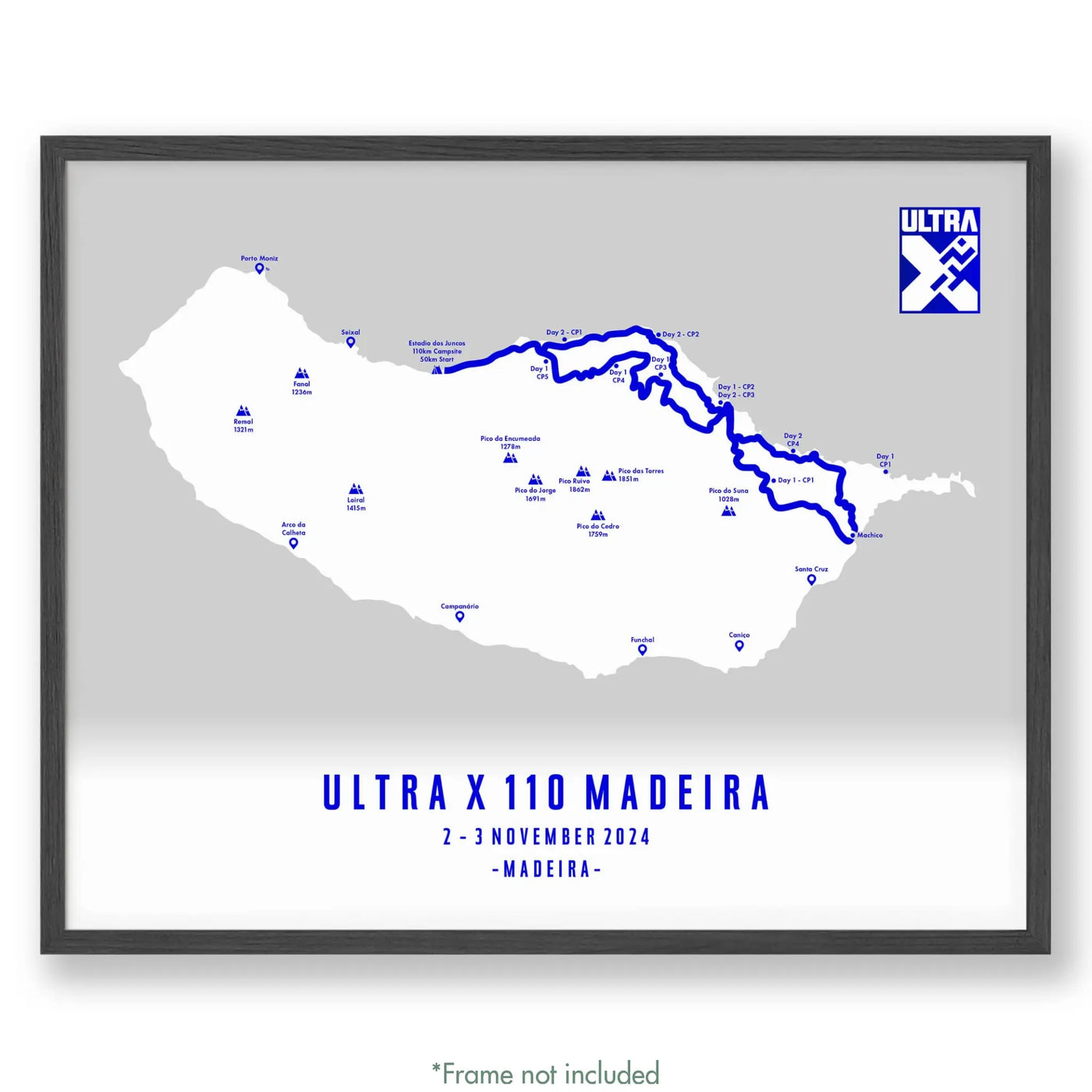 Trail Poster of Ultra X - Madeira 110 - Ultra X