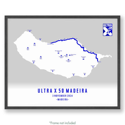 Ultra X Madeira 12’’ X 16’’ / 50Km | 2024 Poster