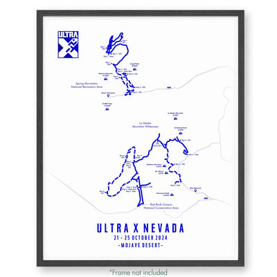 Trail Poster of Ultra X - Nevada - Ultra X