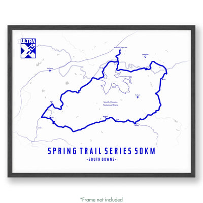 Ultra X Spring Trail Series 12’’ X 16’’ / 50Km | 2023 Poster