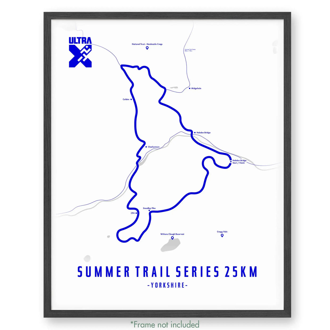 Ultra X Summer Trail Series 12’’ X 16’’ / 25Km | 2023 Poster