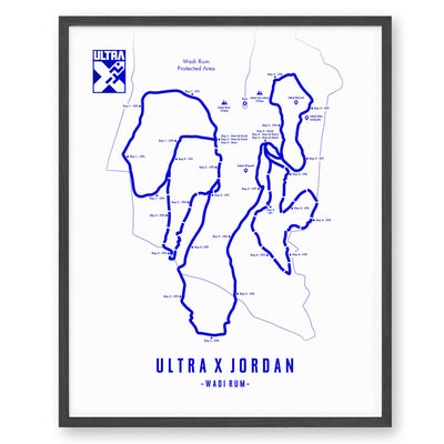 Trail Poster of Ultra X - Jordan - Ultra X